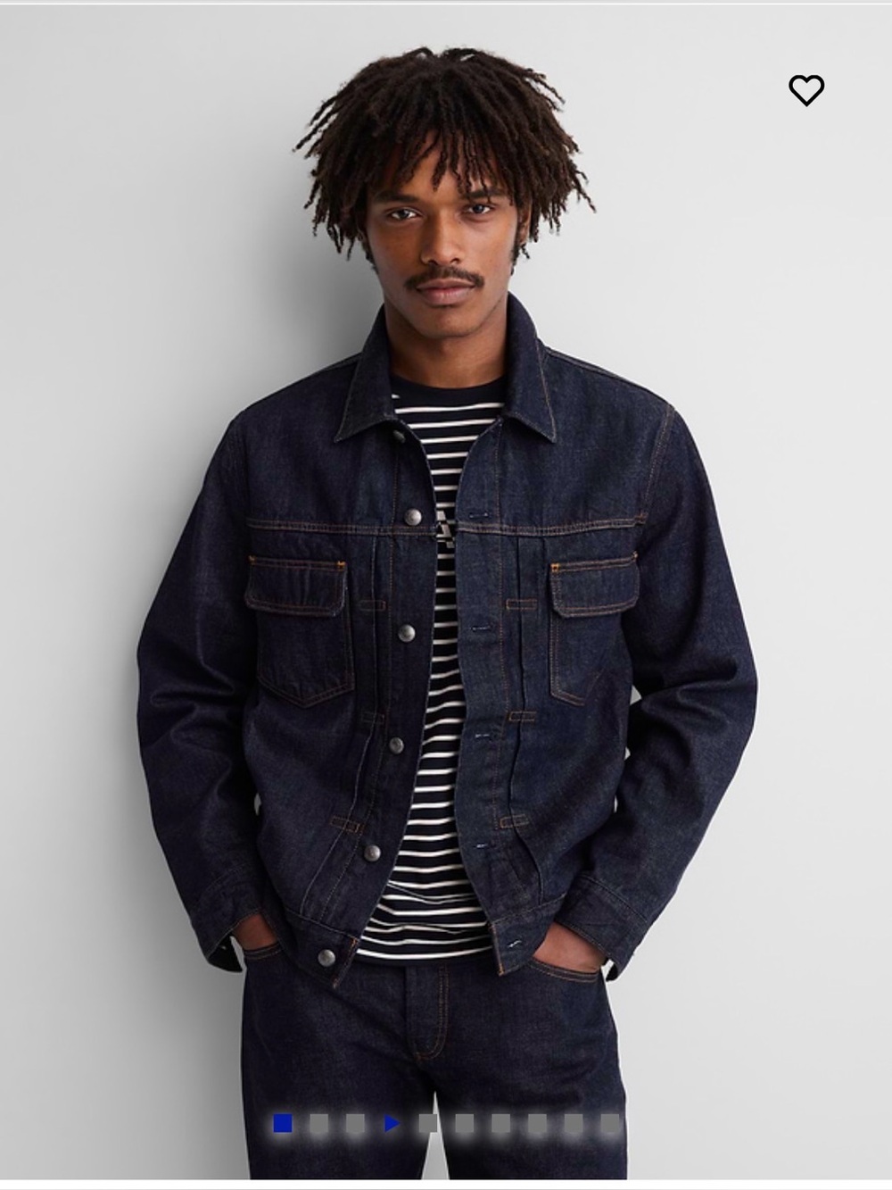 Gap x A.P.C Lined Japanese Denim Jacket
